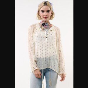 Aratta Maven Ivory Blouse and Cami Tank NWT SZ L